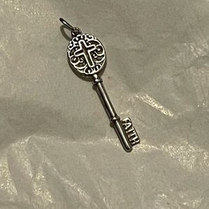 NWOT Sterling silver faith charm